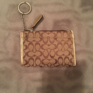 Coach Key Chain/Card Holder